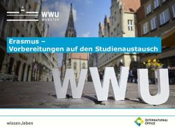 Erasmus - Vorbereitungen auf den Studienaustausch - Uni M&uuml;nster