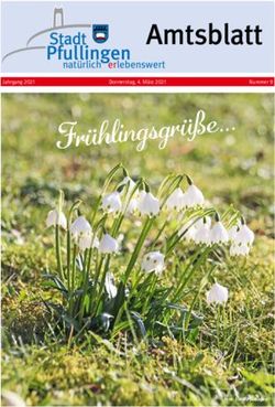 Frühlingsgrüße... Amtsblatt - Stadt Pfullingen