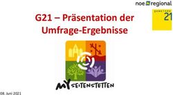 G21 - Pr&auml;sentation der Umfrage-Ergebnisse - Juni 2021 - Gemeindeserver