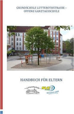 HANDBUCH FÜR ELTERN - GRUNDSCHULE LUTTEROTHSTRASSE - OFFENE GANZTAGSSCHULE - Schule Lutterothstraße