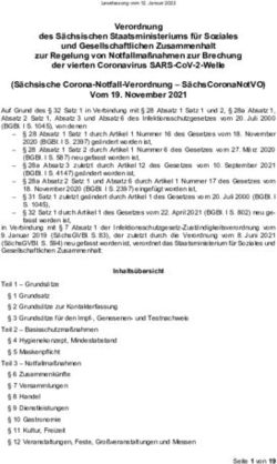 Verordnung des Sächsischen Staatsministeriums für Soziales und Gesellschaftlichen Zusammenhalt zur Regelung von Notfallmaßnahmen zur Brechung der ...