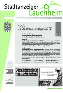 Volkstrauertag 2019 - Stadt Lauchheim