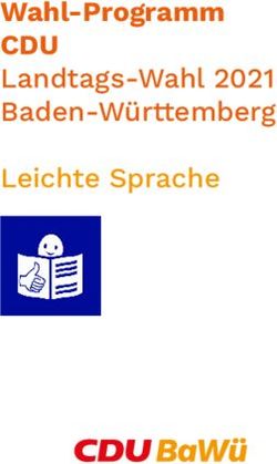 Wahl-Programm CDU Leichte Sprache