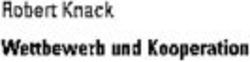 Wettbewerb und Kooperation - Robert Knack