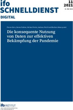 Die konsequente Nutzung von Daten zur effektiven Bek&auml;mpfung der Pandemie - Florian Dorn, Denise Feldner, Michael Herter, Andreas Peichl und ...