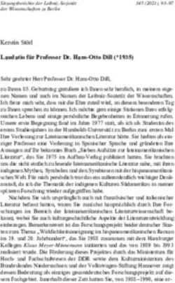 Laudatio f&uuml;r Professor Dr. Hans-Otto Dill (*1935) - Leibniz-Soziet&auml;t der Wissenschaften zu Berlin eV