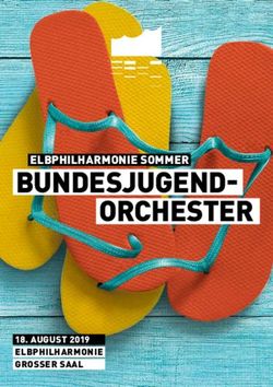 BUNDESJUGEND-ORCHESTER - ELBPHILHARMONIE SOMMER - AUGUST 2019 ELBPHILHARMONIE GROSSER SAAL