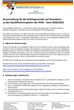 Ausschreibung f&uuml;r die Aufstiegsrunden auf Kreisebene zu den Qualifikationsspielen des HVW - Serie 2020/2021