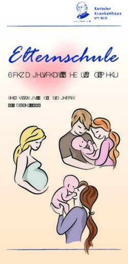 Elternschule Schwangerschaft, Geburt und mehr - Veranstaltungs- und Kursangebot 1. Halbjahr 2019 - Ketteler Krankenhaus