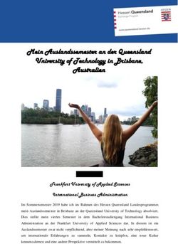 Mein Auslandssemester an der Queensland University of Technology in Brisbane, Australien - Frankfurt University of Applied ...