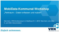MobiData-Kommunal-Workshop - "Parkraum - Daten erfassen und nutzen" Mannheim, VRN-Konferenzraum im Stadthaus N1,1, 68161 Mannheim und online
