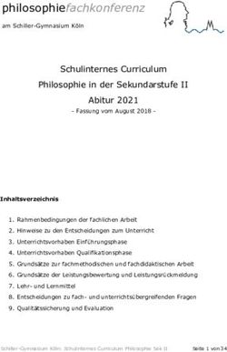 Philosophiefachkonferenz - am Schiller-Gymnasium Köln