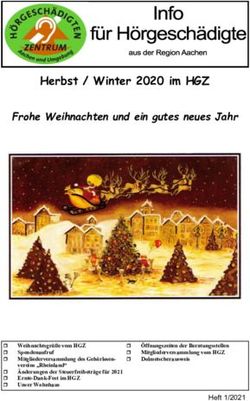 Herbst / Winter 2020 im HGZ - Frohe Weihnachten und ein gutes neues Jahr - H&ouml;rgesch&auml;digten Zentrum ...