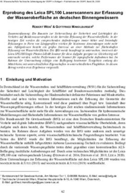 Erprobung des Leica SPL100 Laserscanners zur Erfassung der Wasseroberfl&auml;che an deutschen Binnengew&auml;ssern - DGPF