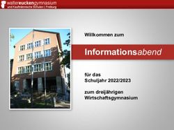 Informationsabend Willkommen zum f&uuml;r das Schuljahr 2022/2023 zum dreij&auml;hrigen Wirtschaftsgymnasium - Walter-Eucken-Gymnasium