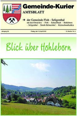 Gemeinde-Kurier AMTSBLATT - der Gemeinde Floh - Seligenthal - Floh-Seligenthal