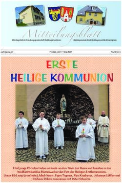 ERSTE HEILIGE KOMMUNION - Markt Marktleugast