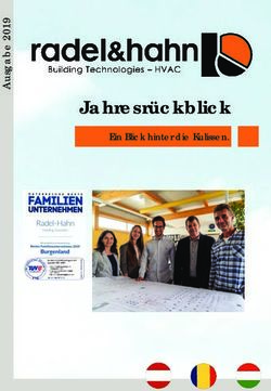 Jahresrückblick Ein Blick hinter die Kulissen.