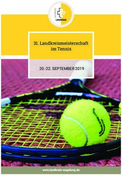 Landkreismeisterschaft im Tennis - 20.-22. SEPTEMBER 2019 - Landkreis Augsburg