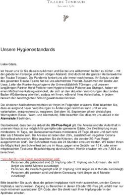 Unsere Hygienestandards - Traube Tonbach