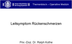 Leitsymptom R&uuml;ckenschmerzen - Priv.-Doz. Dr. Ralph Kothe - Themenblock - Operative Medizin