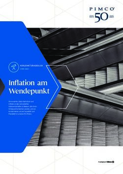 Inflation am Wendepunkt - PIMCO