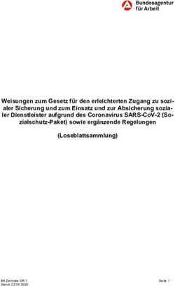 Weisungen zum Gesetz für den erleichterten Zugang zu sozi- aler Sicherung und zum Einsatz und zur Absicherung sozialer Dienstleister aufgrund ...