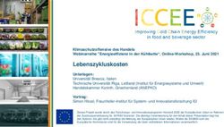Lebenszykluskosten Klimaschutzoffensive des Handels Webinarreihe "Energieeffizienz in der K&uuml;hlkette", Online-Workshop, 23. Juni 2021 ...
