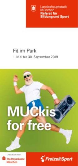 MUCkis for free Fit im Park - Mai bis 30. September 2019 - muenchen.de