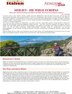 SIZILIEN - DIE WIEGE EUROPAS - Die Genussreise