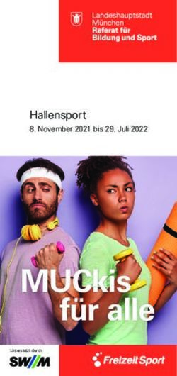 MUCkis f&uuml;r alle - Hallensport 8. November 2021 bis 29. Juli 2022 - muenchen.de