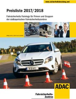 Preisliste 2017/2018 Fahrsicherheits-Trainings f&uuml;r Firmen und Gruppen der s&uuml;dbayerischen Fahrsicherheitszentren - Sicherheitstraining.net