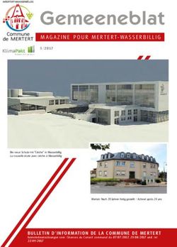 Gemeeneblat MAGAZINE POUR MERTERT-WASSERBILLIG