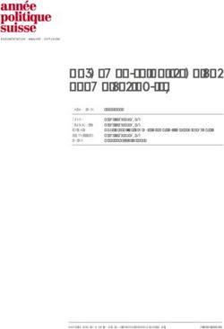 Ausgewählte Beiträge zur Schweizer Politik - Année politique Suisse