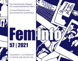 Fem57 | 2021 Info - Das feministische Magazin mit wissenschaftlichem Blick. La revue féministe avec une perspective scientifique - Frauenstimm...