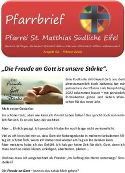Pfarrbrief Pfarrei St. Matthias S&uuml;dliche Eifel