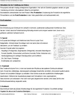 Ablaufplan bei der Erstellung von Videos