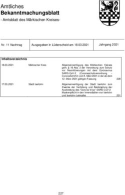 Bekanntmachungsblatt Amtliches - M&auml;rkischer Kreis