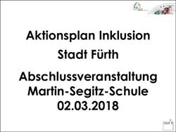 Aktionsplan Inklusion Stadt Fürth Abschlussveranstaltung Martin-Segitz-Schule 02.03.2018