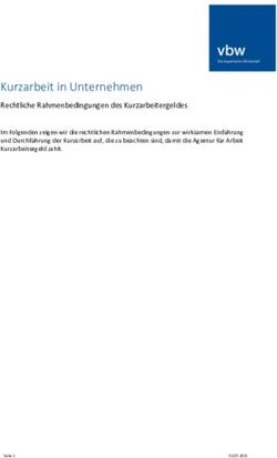 Kurzarbeit in Unternehmen - Galabau-Bayern.de