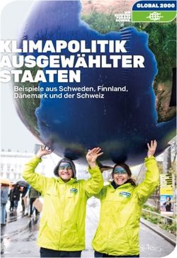 KLIMAPOLITIK AUSGEWÄHLTER STAATEN - Beispiele aus Schweden, Finnland, Dänemark und der Schweiz - Global 2000
