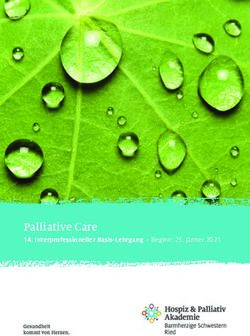 Palliative Care 14. Interprofessioneller Basis-Lehrgang Beginn: 25. J&auml;nner 2021 - Krankenhaus Barmherzige Schwestern Ried