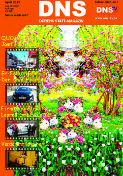 DNSD&Uuml;RENS STATT-MAGAZIN - QUO VADIS Josef - Schregelstr. Er-Fahrungsbericht Der neue Hyundai i30 Firmenportrait Laprell GmbH&Co.KG. Verdammt lang ...