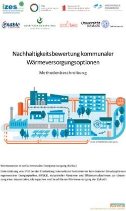 Nachhaltigkeitsbewertung kommunaler W&auml;rmeversorgungsoptionen