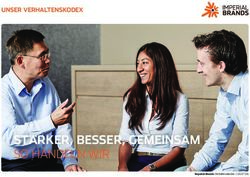 ST&Auml;RKER, BESSER, GEMEINSAM SO HANDELN WIR - UNSER VERHALTENSKODEX - Imperial Brands