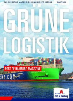 PORT OF HAMBURG MAGAZINE - DAS OFFIZIELLE MAGAZIN DES HAMBURGER HAFENS MÄRZ | 2021 - Hafen Hamburg