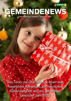 GEMEINDENEWS - Das Team der &Ouml;VP w&uuml;nscht Ihnen eine besinnliche Adventzeit, ein friedvolles Weihnachtsfest und ein gl&uuml;ckliches, gesundes Jahr 2022! ...