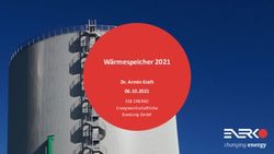 Wärmespeicher 2021 Dr. Armin Kraft 06.10.2021 - EEB ENERKO Energiewirtschaftliche