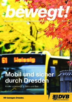 Mobil und sicher durch Dresden - Kinder unterwegs in Bahn und Bus 3/2017 - DVB