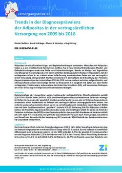Trends in der Diagnosepr&auml;valenz der Adipositas in der vertrags&auml;rztlichen Versorgung von 2009 bis 2018